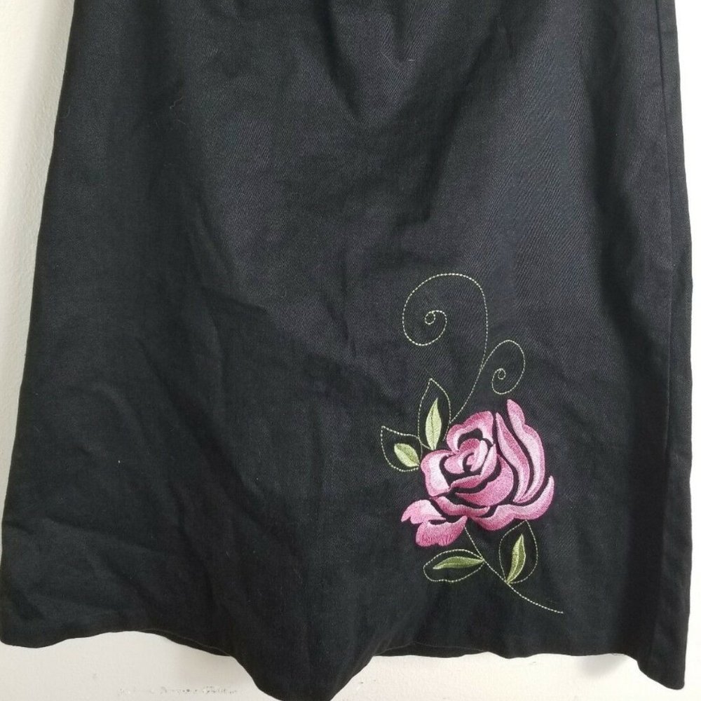 Speechless Women's A Line Black Skirt Size 7 Black